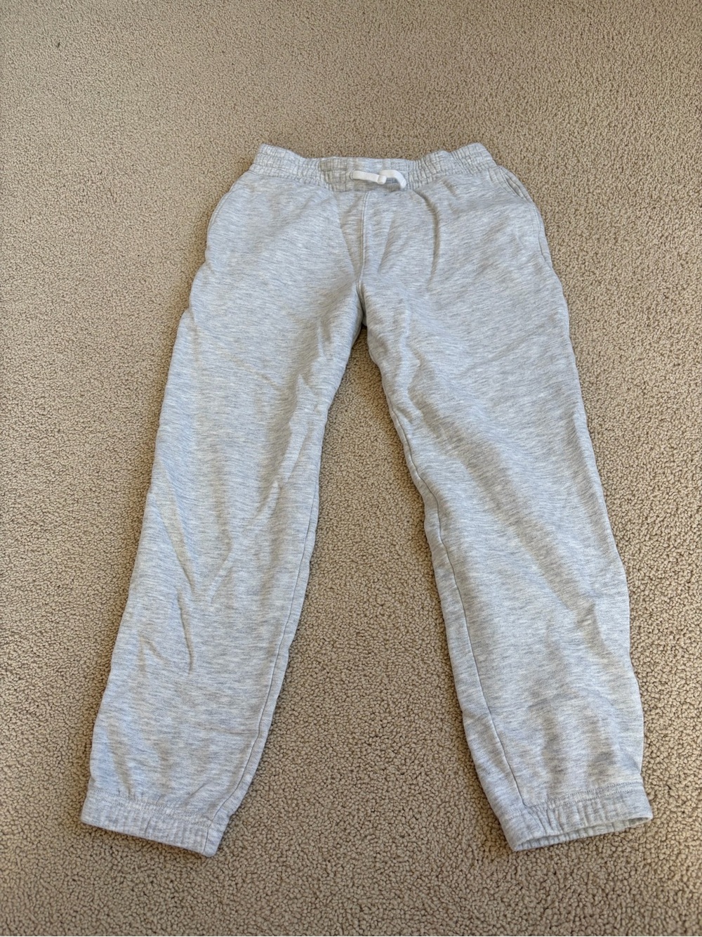 abercrombie kids Heather Gray Jogger Sweatpants